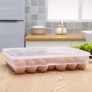 Alternative view of 34 Grids Plastic Egg Storage Box Eggs Holder Portable