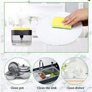 Alternative view of 2-in-1 Soap Dispenser with Sponge Holder for Kitchen Sink
