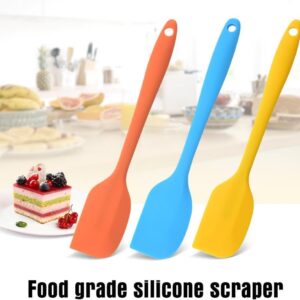 Silicone Cream Baking Scraper: Non-Stick Butter Spatula, Chocolate Smoother & Heat-Resistant Pastry Tool