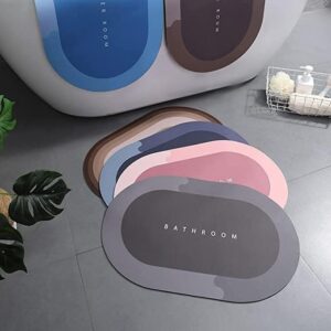 Shower Room Bath Mat,Two-Toned Floor Mat For Bathroom