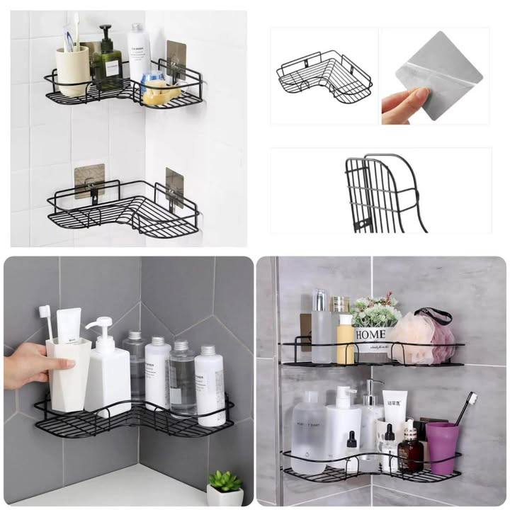 Stainless Steel Corner Shelf Organizer