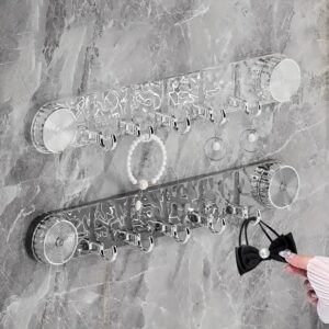 5 in 1 Hook Transparent Organizer for Bathroom, Kitchen & Office