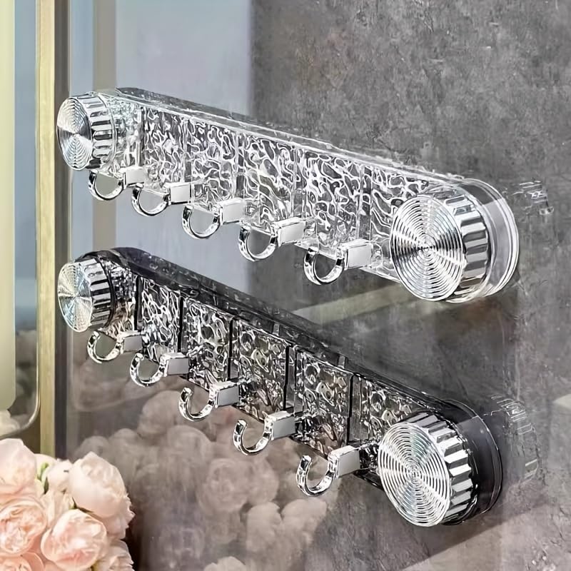 5 in 1 Hook Transparent Organizer for Bathroom, Kitchen & Office - Image 3