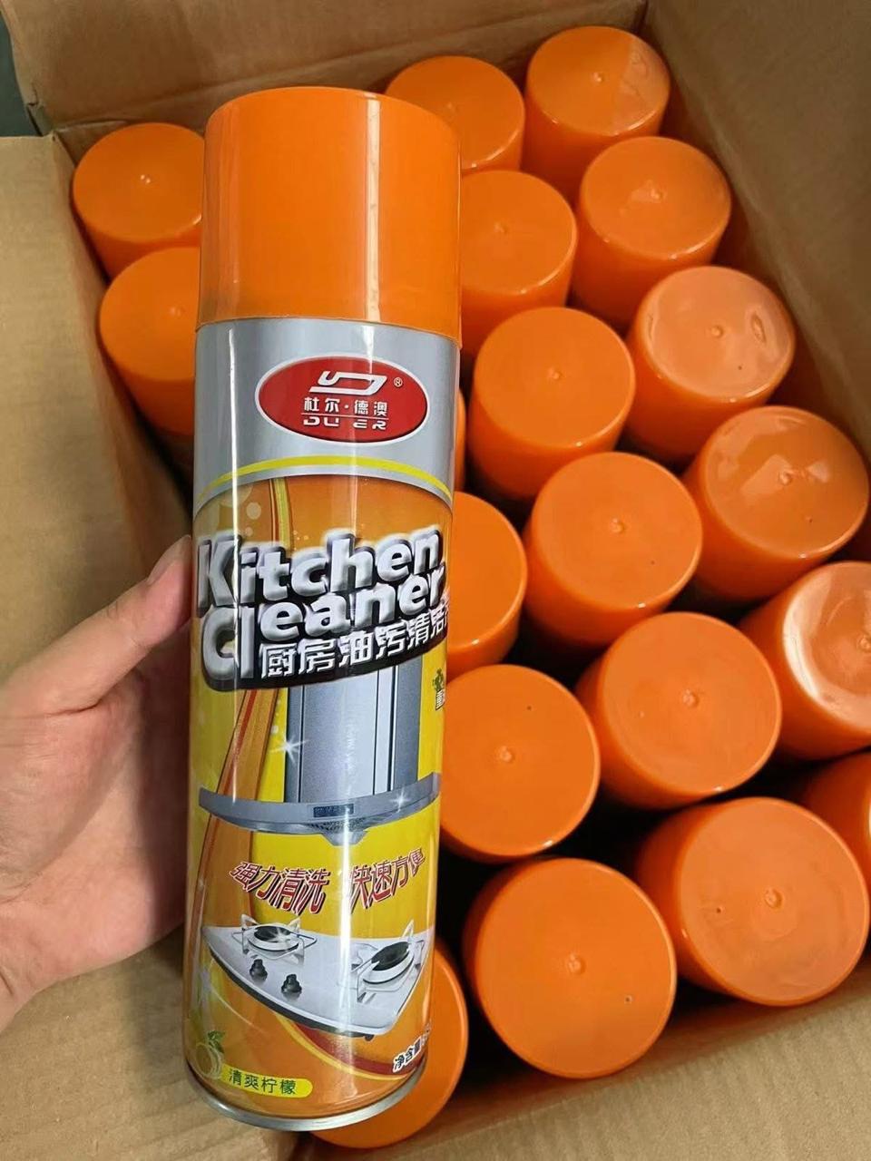 Multi-Purpose Kitchen Cleaner Foam Spray , Heavy Grease & Oil Remover - Image 3