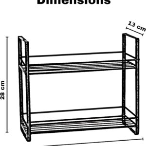 Kitchen Storage 2 Layer Storage Rack
