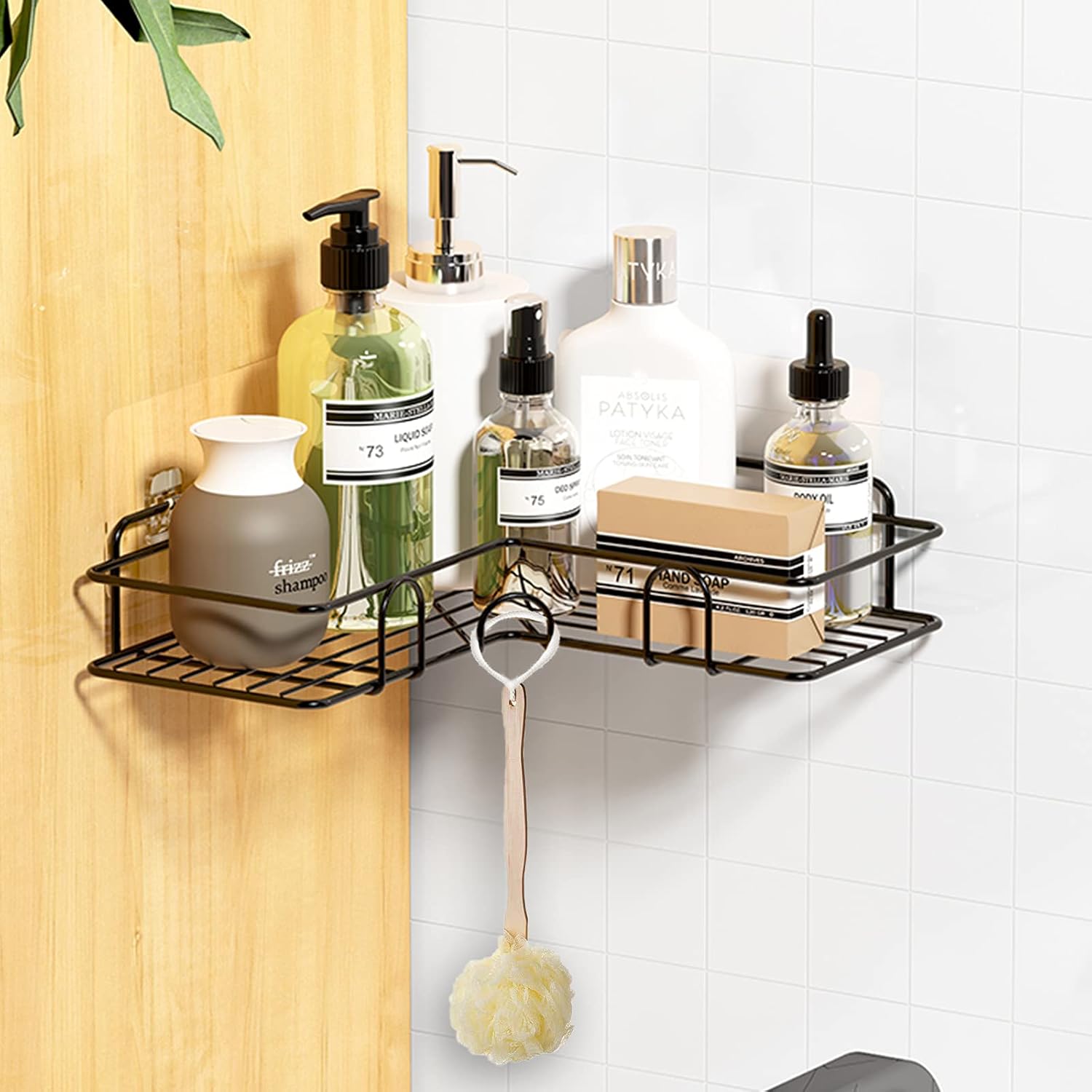 Stainless Steel Bathroom Corner Shelf Organizer - Image 5