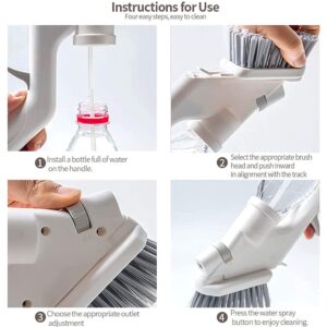 Alternative view of Corner Scrub Brush Set - Crevice Scrubber Multi-Purpose Brush