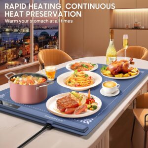 Alternative view of Rollable Silicone Food Warming Mat - Fast Heating & Space-Saving Electric Tray