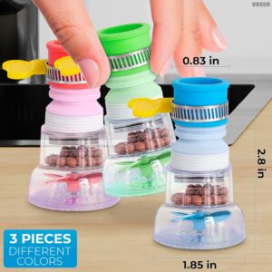 Alternative view of Kitchen Sink Faucet Extender: Sprayer Nozzle, Water Saver & Purifier Bubbler