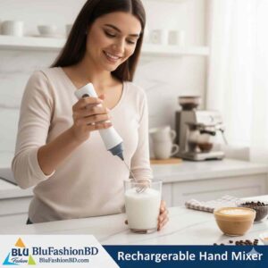 Alternative view of Rechargeable Coffee Mixer with Charging Cable Eggbeater Handheld Stainless Milk Frother Foamer Blender Coffee Mixer Coffee Mixer