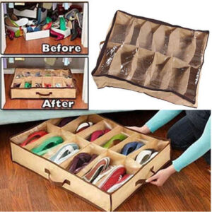 12 Pairs Shoes Storage Organizer Holder